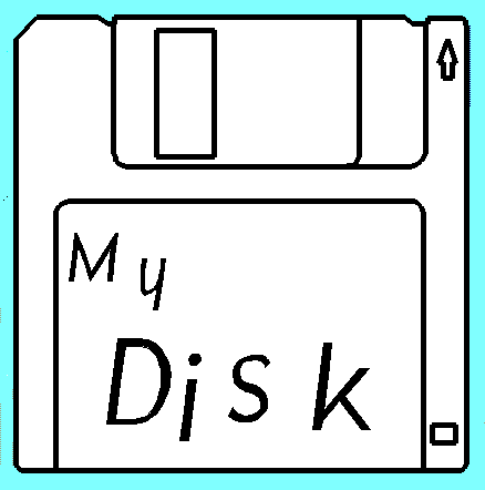 Click the disk to see where to put it.