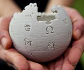 Wikipedia's damaged globe